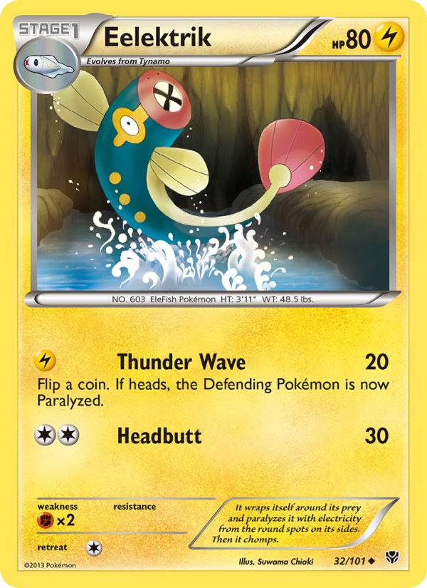 Eelektrik - Pokémon TCG Card