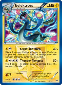 Eelektross - pokemon TCG Card