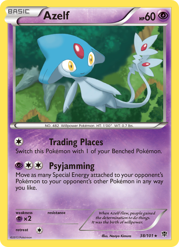 Azelf - Pokémon TCG Card