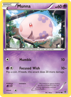 Munna - pokemon TCG Card