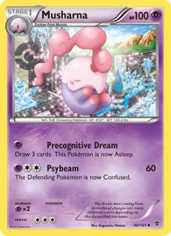 Musharna - pokemon TCG Card