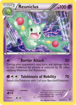 Reuniclus - pokemon TCG Card