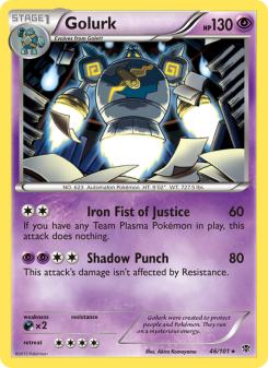 Golurk - pokemon TCG Card