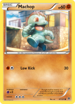 Machop - pokemon TCG Card