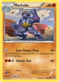 Machoke - pokemon TCG Card