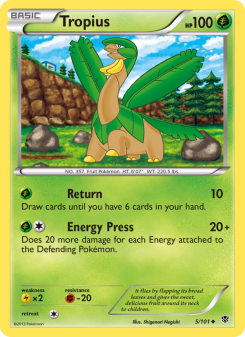Tropius - pokemon TCG Card