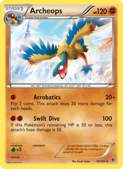 Archeops - pokemon TCG Card
