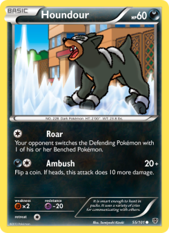 Houndour - pokemon TCG Card