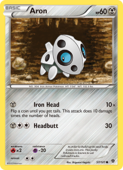 Aron - pokemon TCG Card