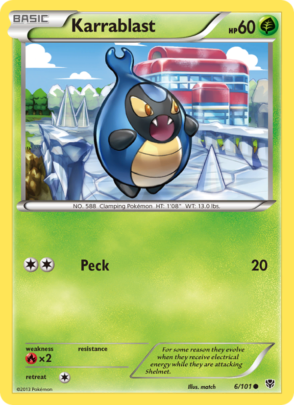 Karrablast - Pokémon TCG Card