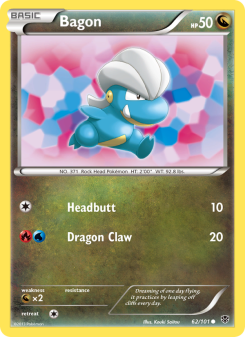 Bagon - pokemon TCG Card
