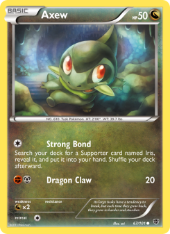 Axew - pokemon TCG Card
