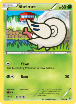 Shelmet - pokemon TCG Card