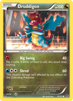 Druddigon - pokemon TCG Card