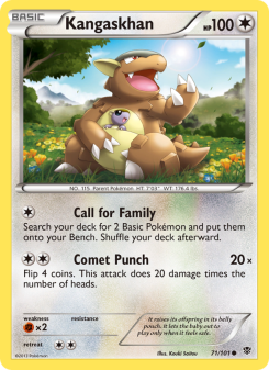 Kangaskhan - pokemon TCG Card