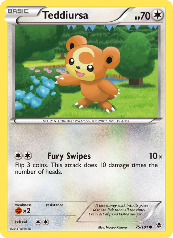 Teddiursa - Pokémon TCG Card