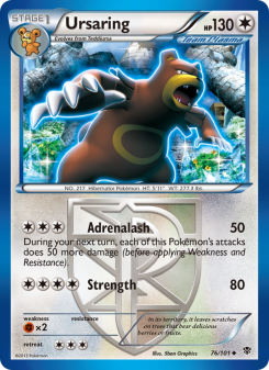 Ursaring - pokemon TCG Card