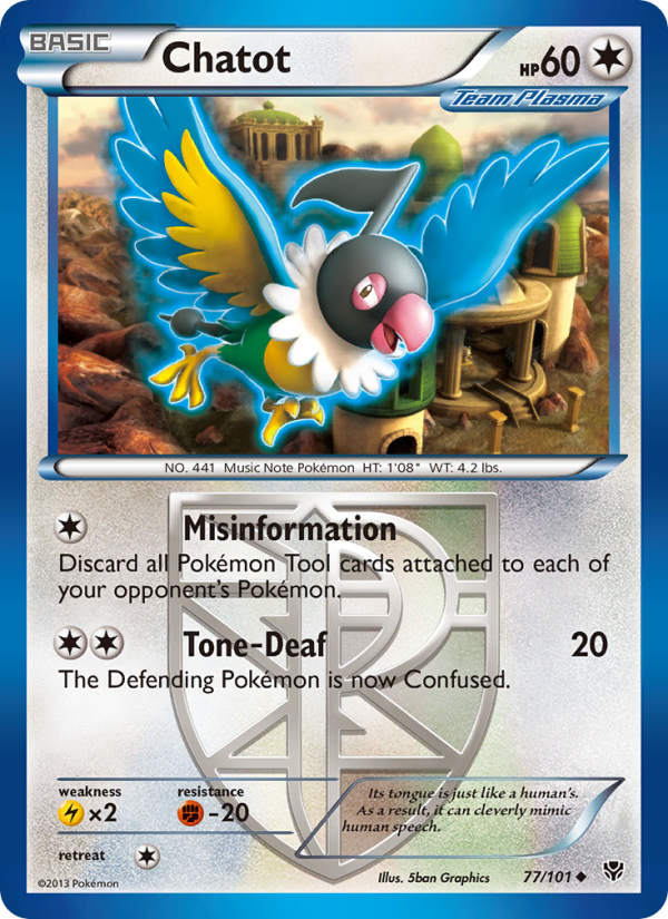 Chatot - Pokémon TCG Card