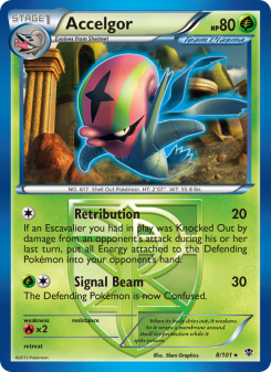 Accelgor - pokemon TCG Card