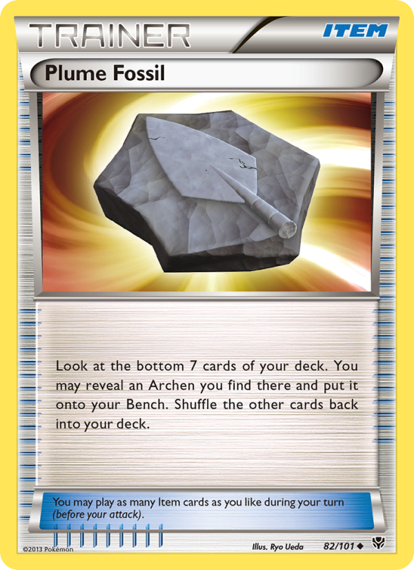 Plume Fossil - Pokémon TCG Card