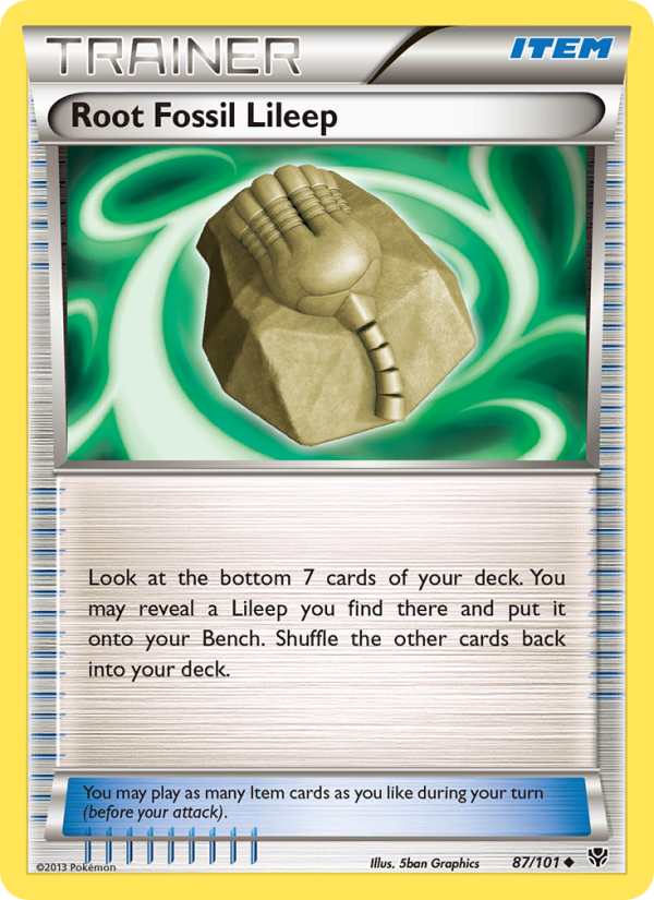 Root Fossil Lileep - Pokémon TCG Card