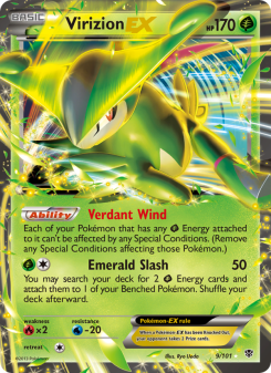 Virizion-EX - pokemon TCG Card