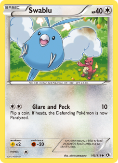 Swablu - pokemon TCG Card