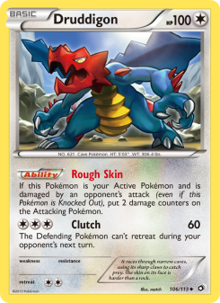 Druddigon - pokemon TCG Card