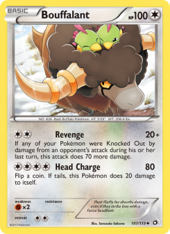 Bouffalant - pokemon TCG Card