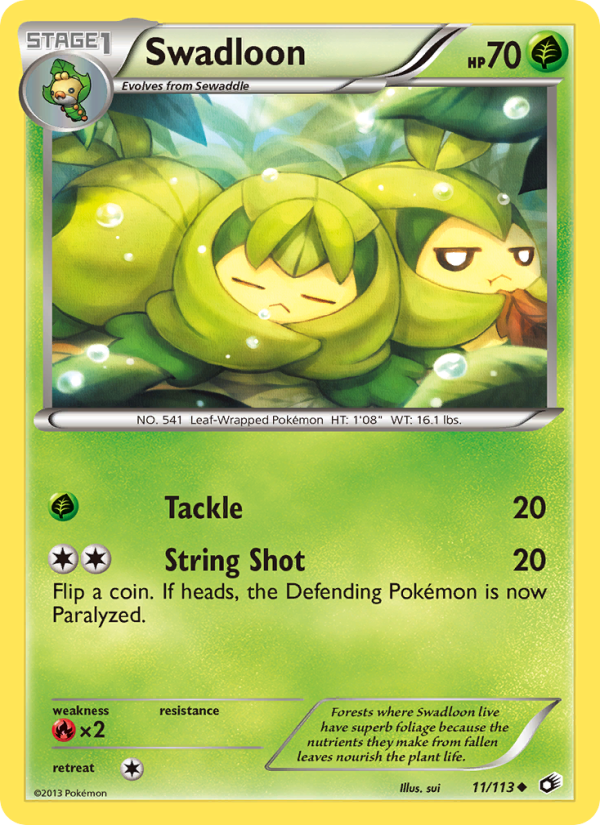 Swadloon - Pokémon TCG Card