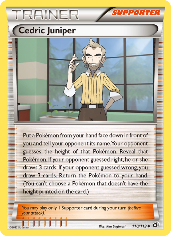 Cedric Juniper - Pokémon TCG Card