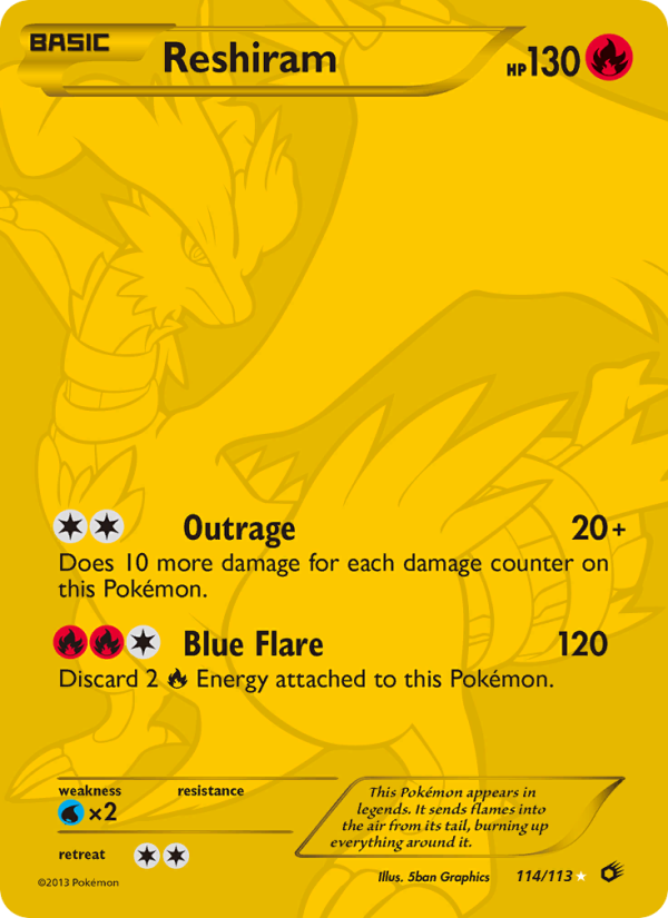 Reshiram - Pokémon TCG Card