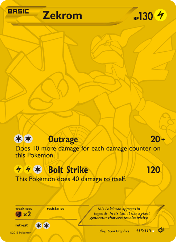 Zekrom - Pokémon TCG Card