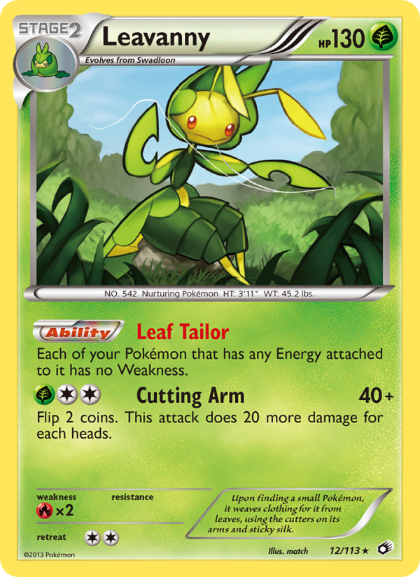 Leavanny - Pokémon TCG Card