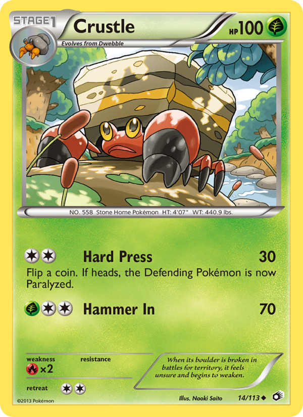Crustle - Pokémon TCG Card