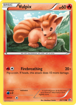 Vulpix - pokemon TCG Card