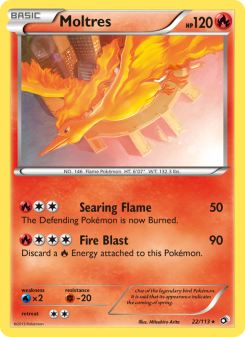 Moltres - pokemon TCG Card