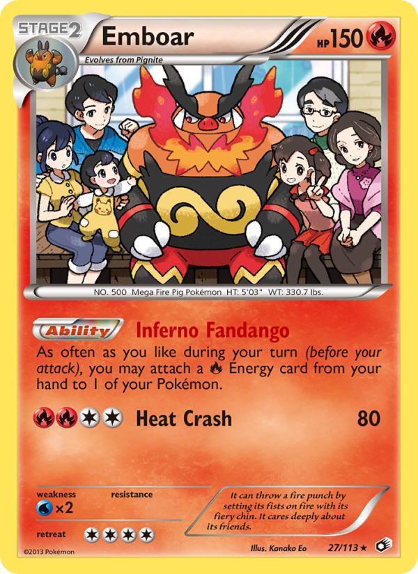 Emboar - Pokémon TCG Card