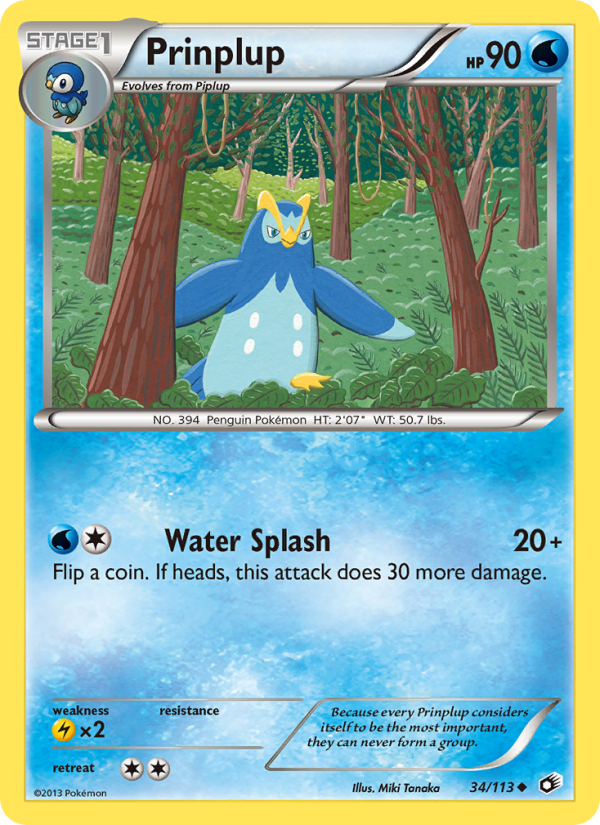 Prinplup - Pokémon TCG Card