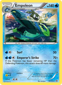 Empoleon - pokemon TCG Card