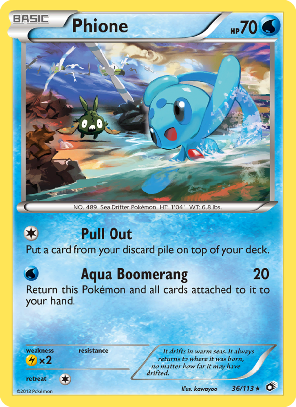 Phione - Pokémon TCG Card