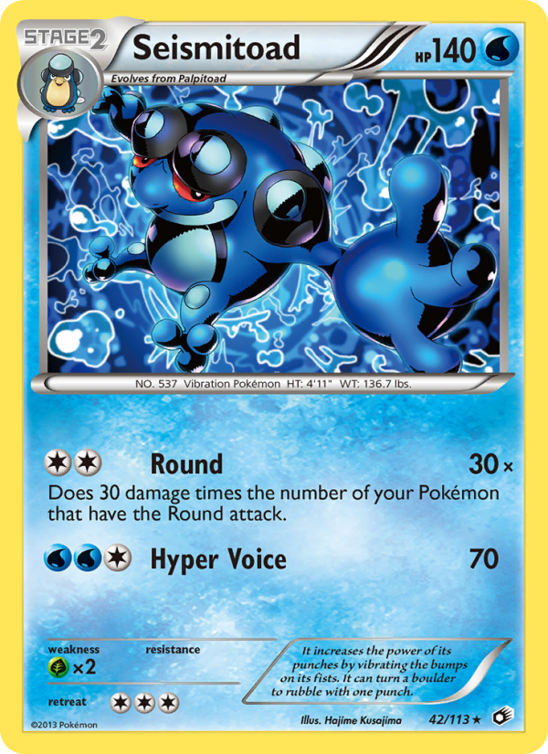 Seismitoad - Pokémon TCG Card