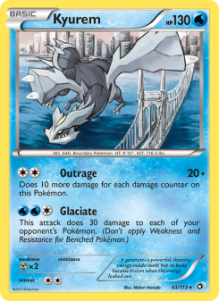 Kyurem - pokemon TCG Card