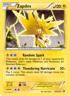 Zapdos - pokemon TCG Card