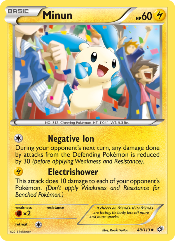 Minun - Pokémon TCG Card