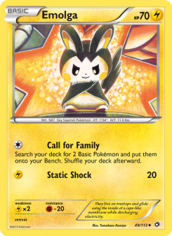 Emolga - pokemon TCG Card