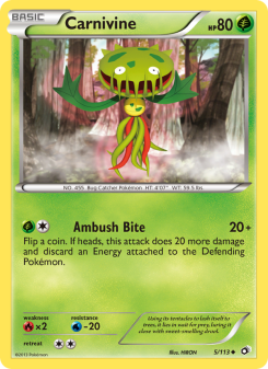 Carnivine - pokemon TCG Card