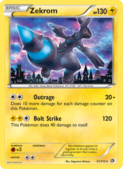 Zekrom - pokemon TCG Card