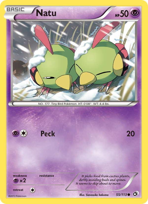 Natu - Pokémon TCG Card