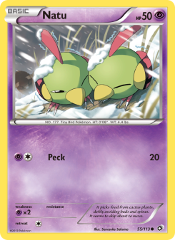 Natu - pokemon TCG Card